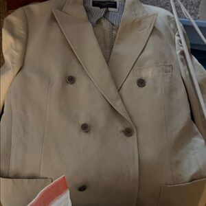 Black Brown 1826 Checkered Shirt in Cream and Black